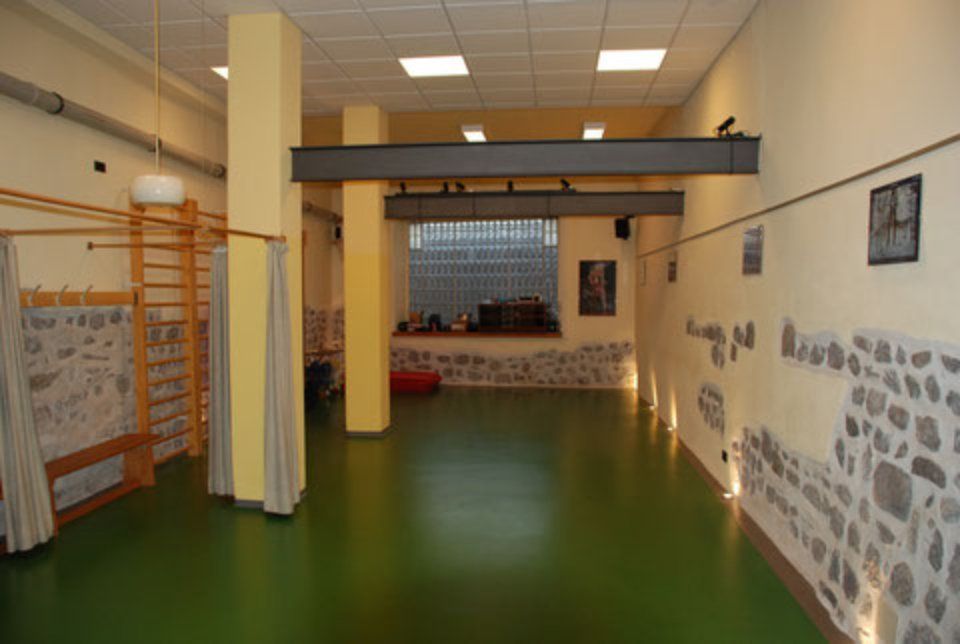 Sala fitness per corsi