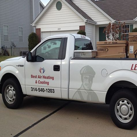 Vehicle — St. Louis, MO — Best Air Heating and Cooling LLC Vehicle — St. Louis, MO — Best Air Heating and Cooling LLC