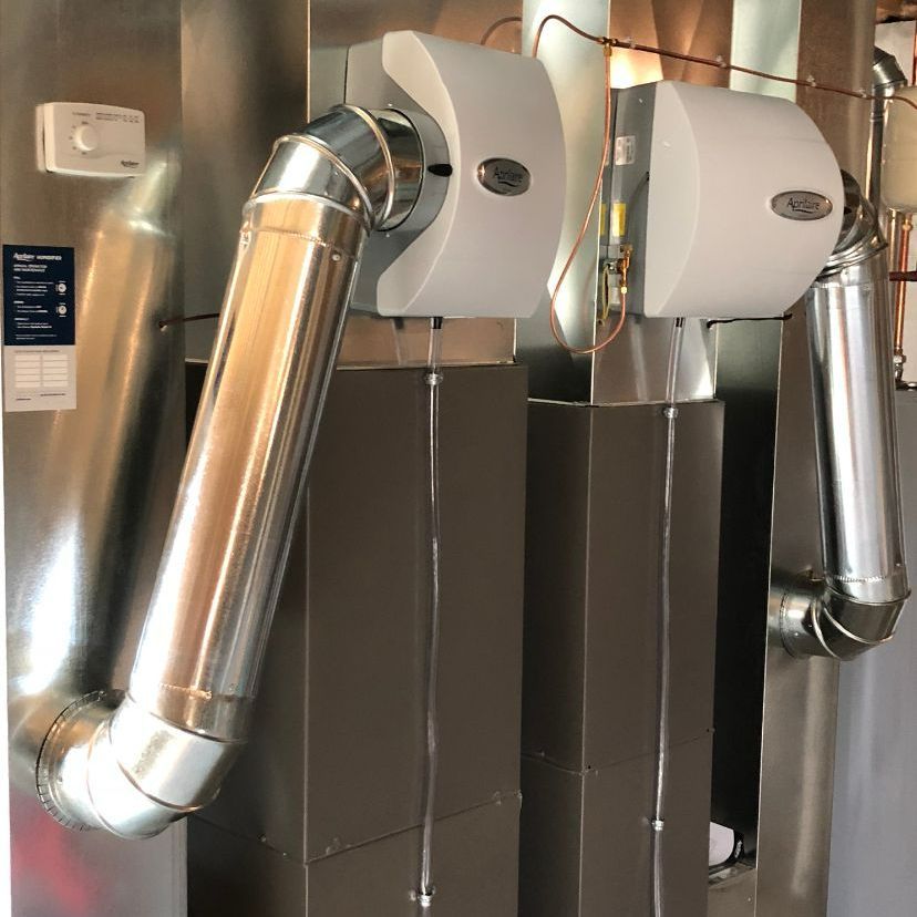 Two Humidifiers On Two Furnaces — St. Louis, MO — Best Air Heating and Cooling LLC
