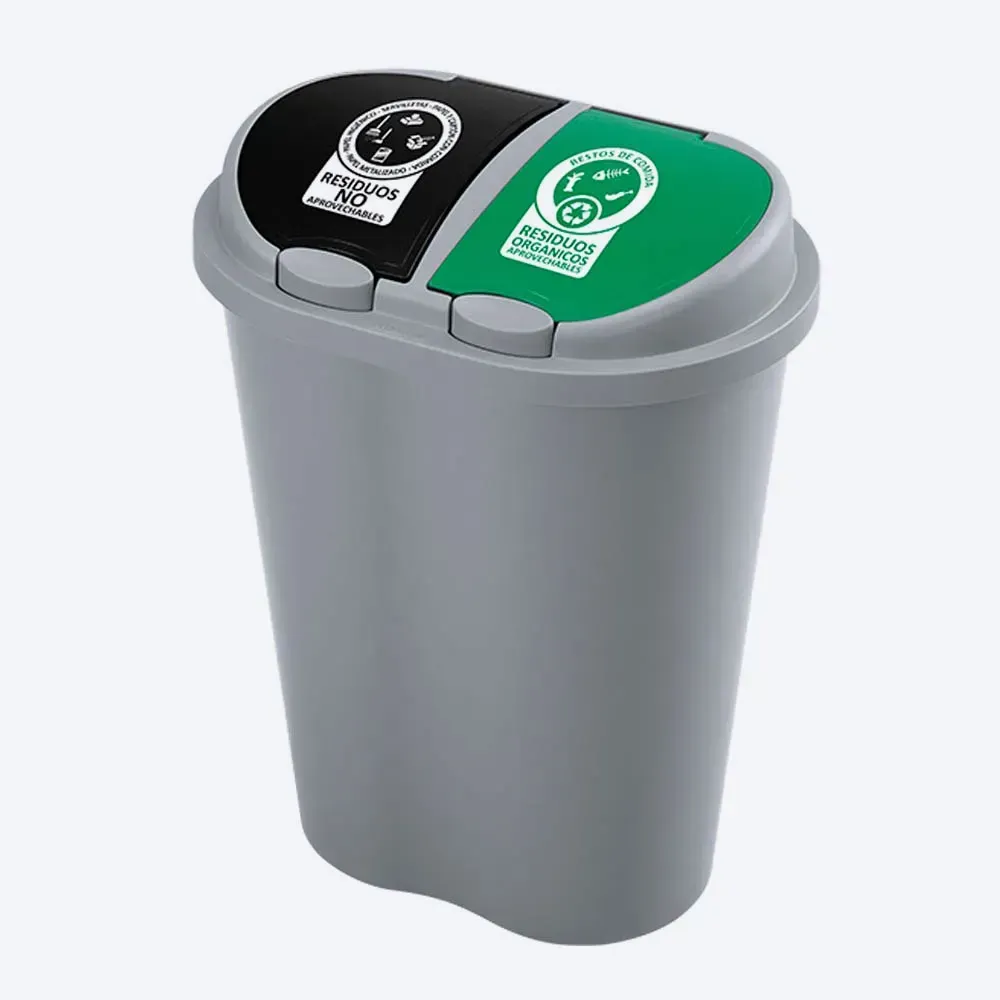 Dar Click - Basurero Doble 50 Litros