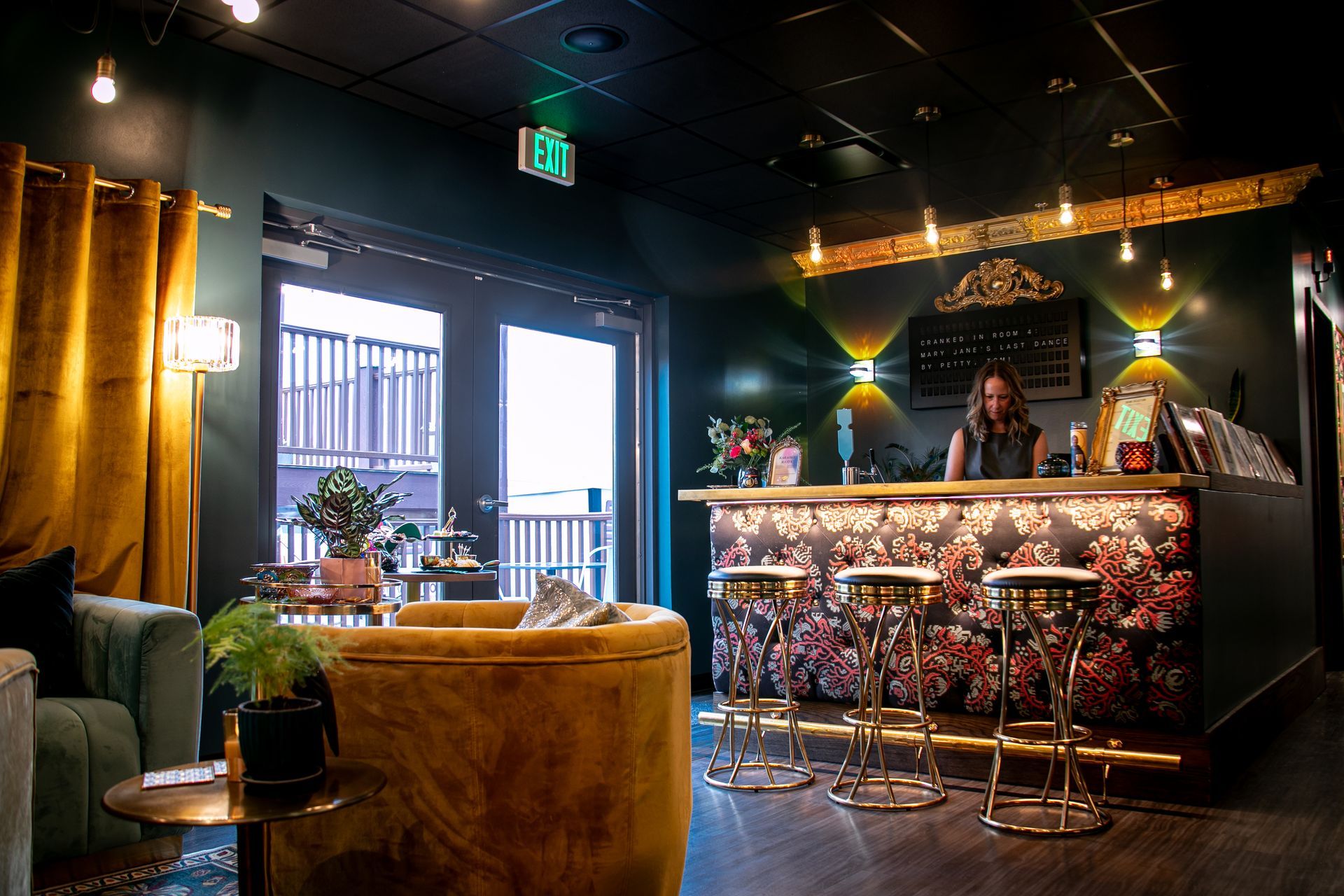 Interior shot of Pitch Karaoke lobby
