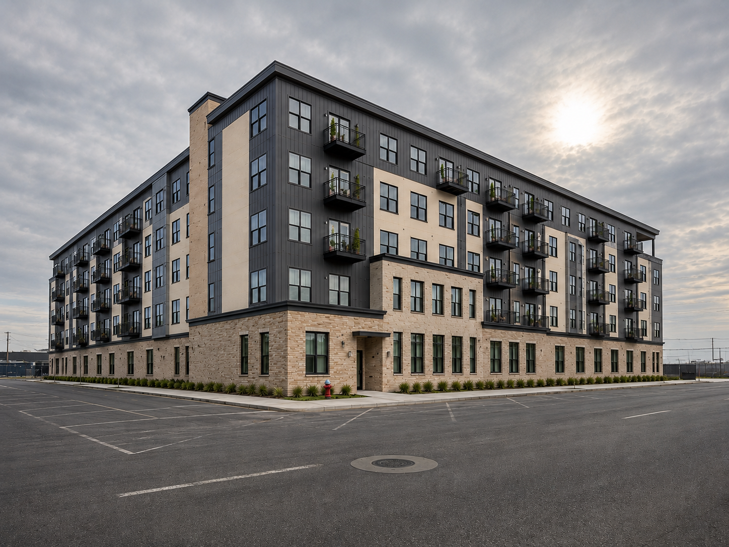 Rendering of West End Flats Apartments