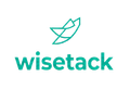 Wisetack logo with teal wordmark and stylized bird icon on a white background