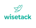 Wisetack logo with teal wordmark and stylized bird icon on a white background