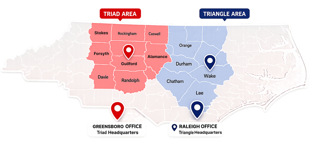 Turkey map split into red Trabia area and blue Trevia area, each with office pins and city labels.