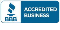 Google five-star customer rating badge with multicolored stars and circular border