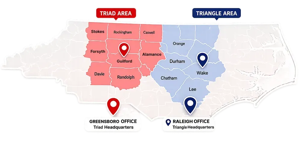 Turkey map split into red Trabia area and blue Trevia area, each with office pins and city labels.
