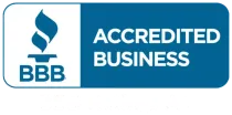 Google five-star customer rating badge with multicolored stars and circular border