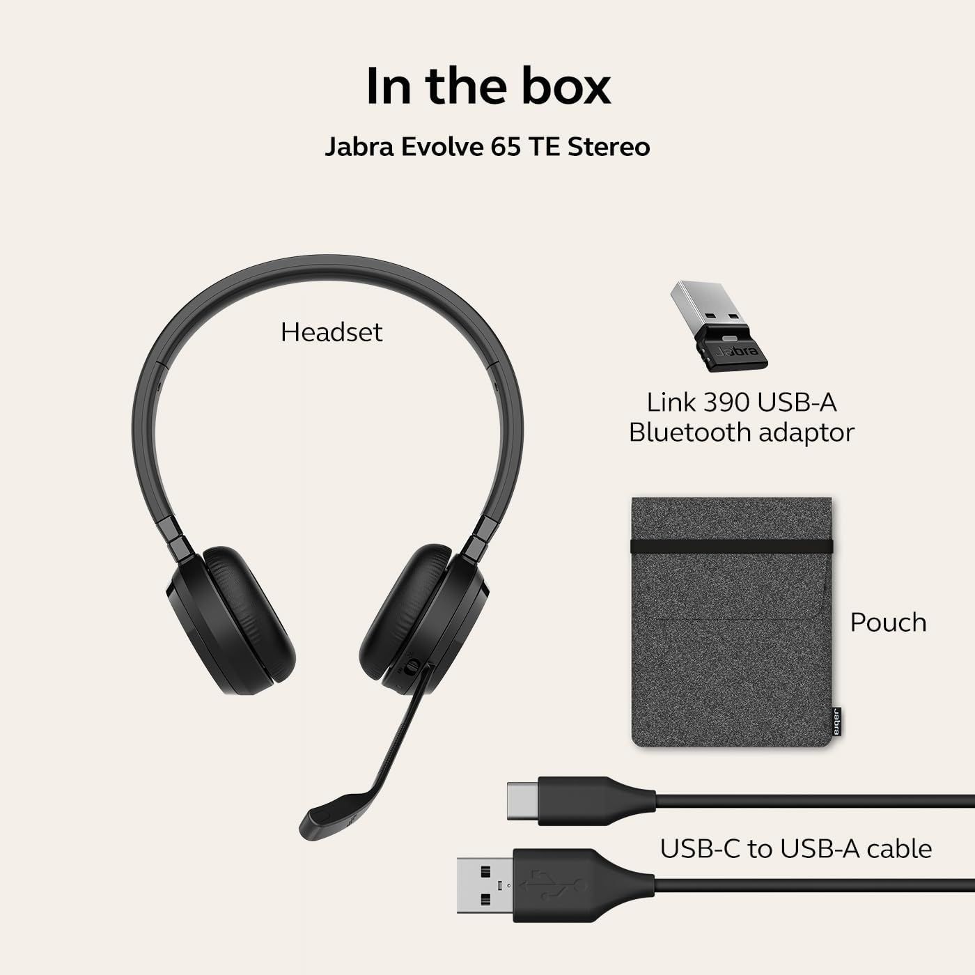 Jabra Evolve 65 TE (3rd edition) Stereo MS 6699-833-309