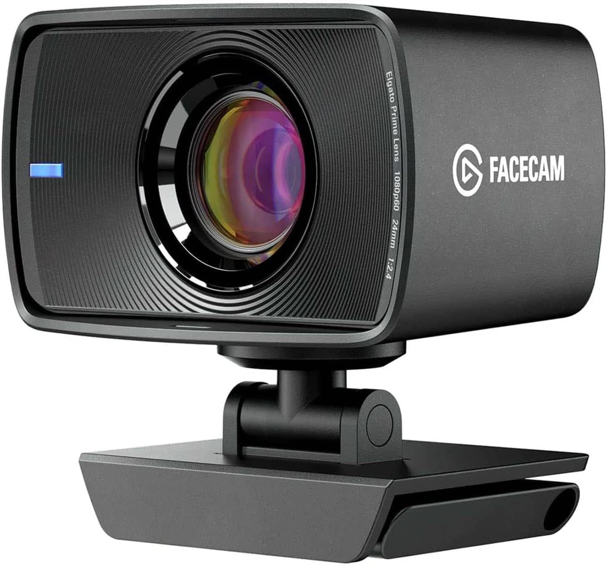 מצלמת רשת Facecam מוצגת על רקע לבן.