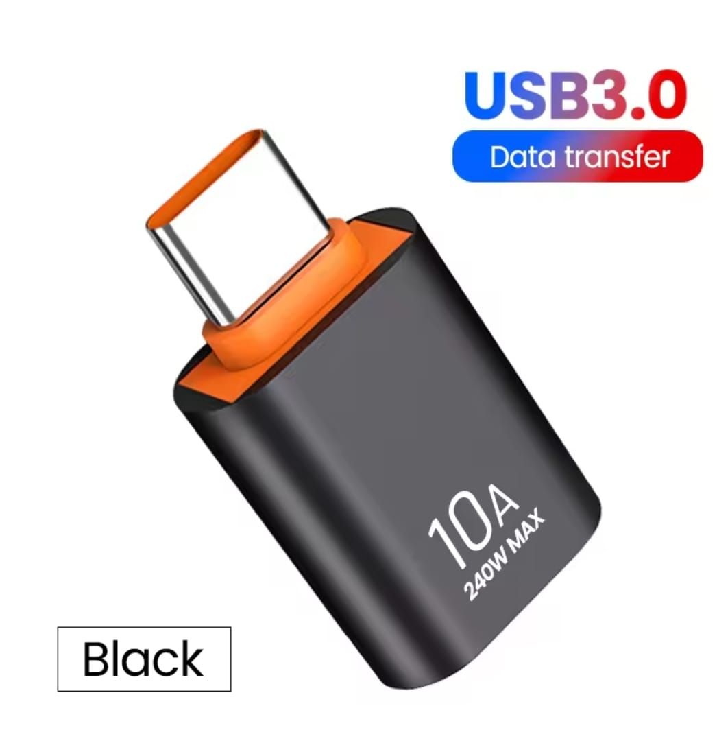 USB-A to USB-C adapter - מתאם USB ל טייפ סי