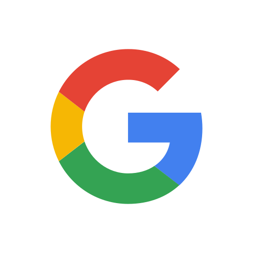 A google logo with a red , yellow , green and blue circle around the letter g.