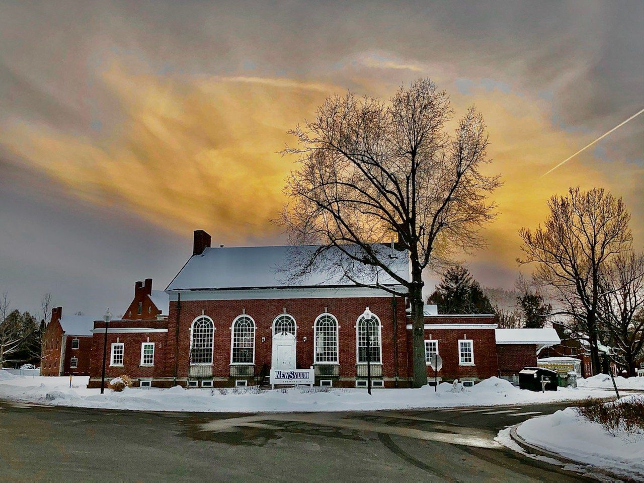Newsylum Exterior Winter Newsylum Exterior Winter