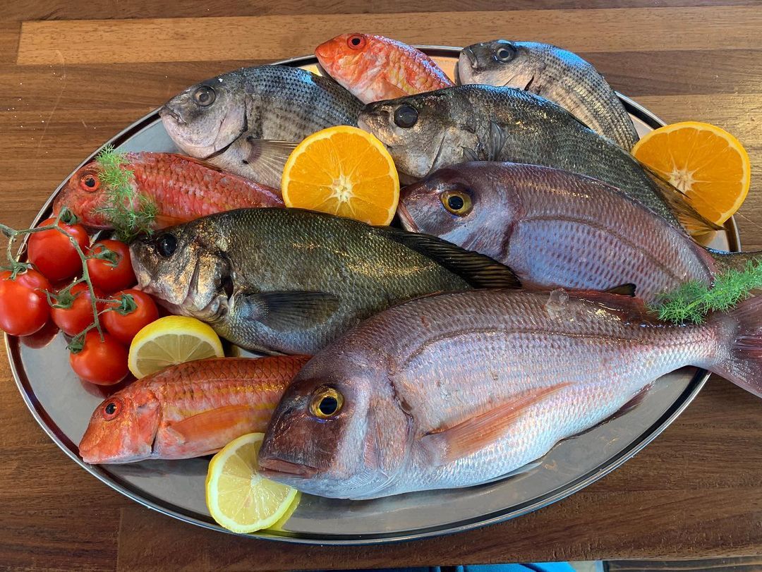 wide choice of fresh fish