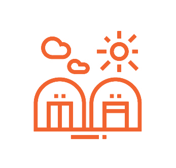 Garage With Sun And Cloud Icon – Scottsboro, AL – Designer Doors Garage With Sun And Cloud Icon – Scottsboro, AL – Designer Doors