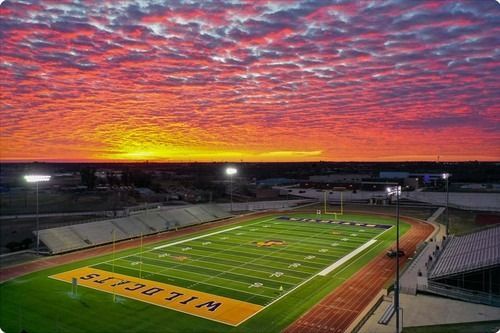 Football field with 