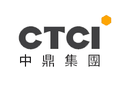CTCI 的標誌為深灰色字母及下方漢字，橘色六邊形。