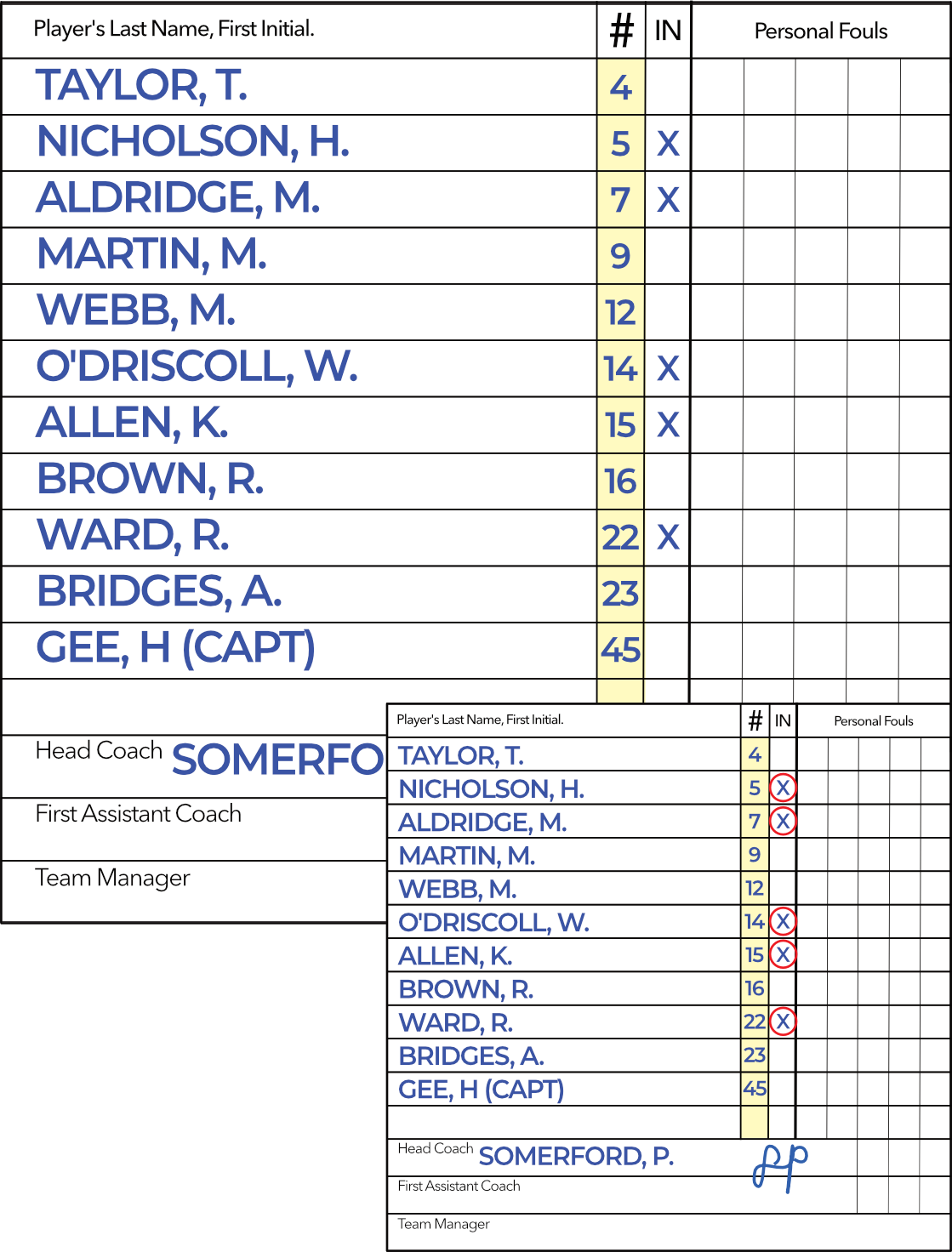 Player-boxes