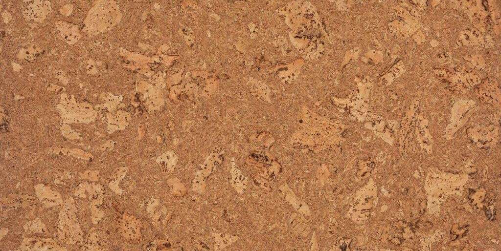 A close up of a piece of cork flooring.