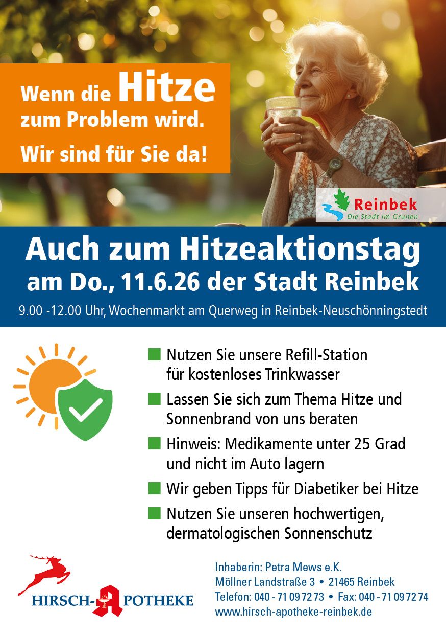 Werbeflyer einer Apotheke mit den Top 10 Angeboten für verschiedene Gesundheitsprodukte vom 1. bis 30. November.