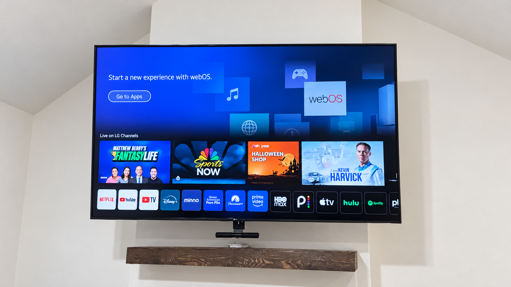 TV and soundbar installation