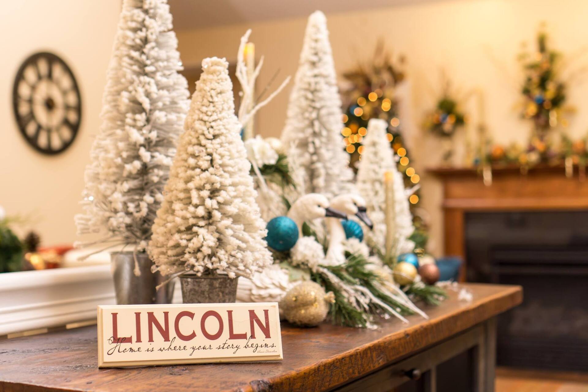 Christmas Lincoln IL Decorated home