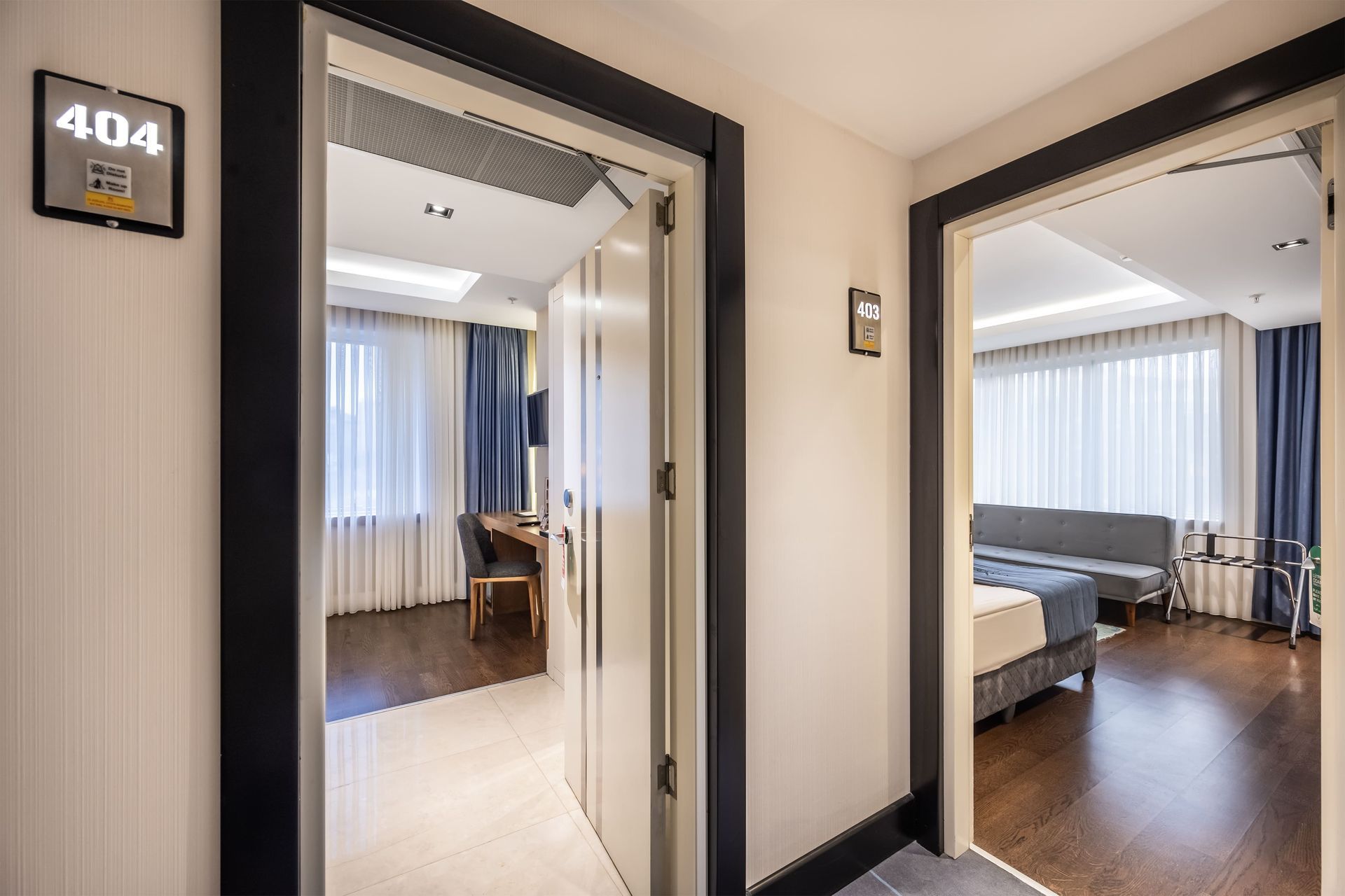Veyron Hotels & Spa, İstanbul, Birbirine Bağlı  İki Çift Kişilik Oda