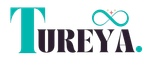 Tureya logo in teal and dark purple with an infinity symbol above the wordmark.