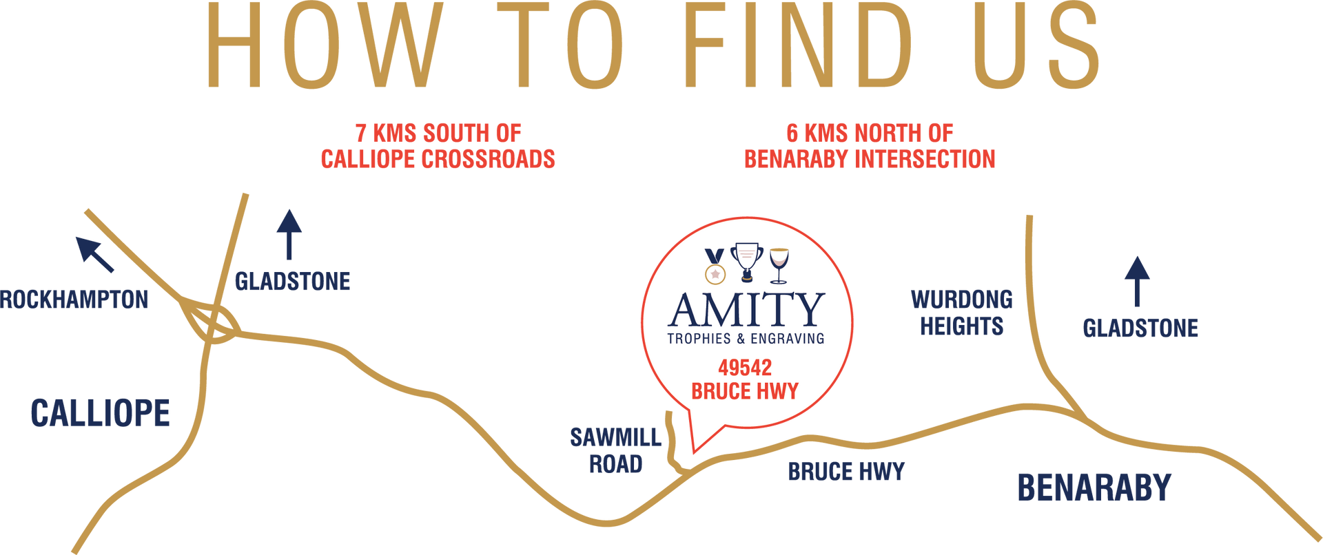 A map showing how to find amity in calliope