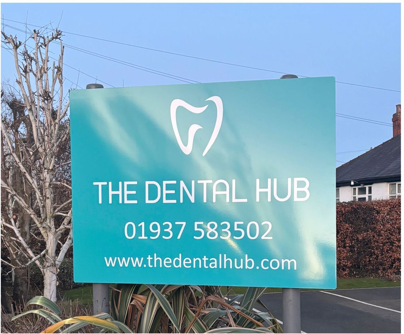 The Dental Hub Wetherby sign