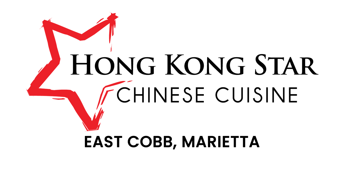 Hong Kong Star Chinese Cuisine restaurant, East Cobb, Marietta logo.