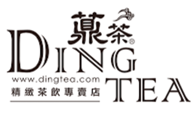Ding Tea bubble tea franchise logo.
