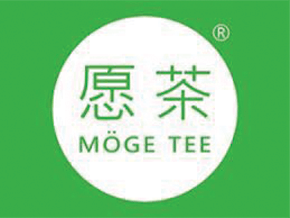Moge Tee bubble tea cafe logo.