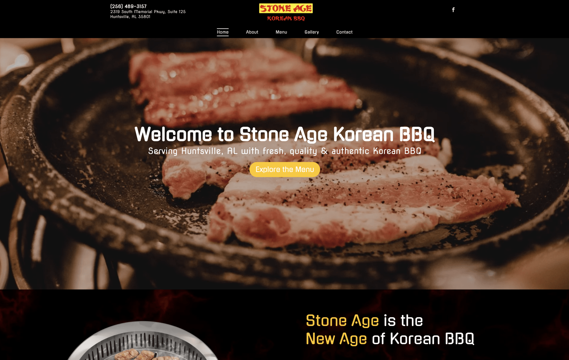 zbspos website design korean bbq
