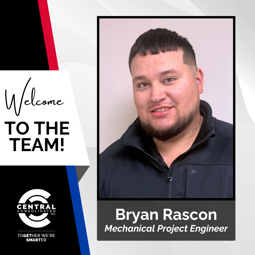 Portrait of Bryan Rascon, Project Engineer at Central Consolidated