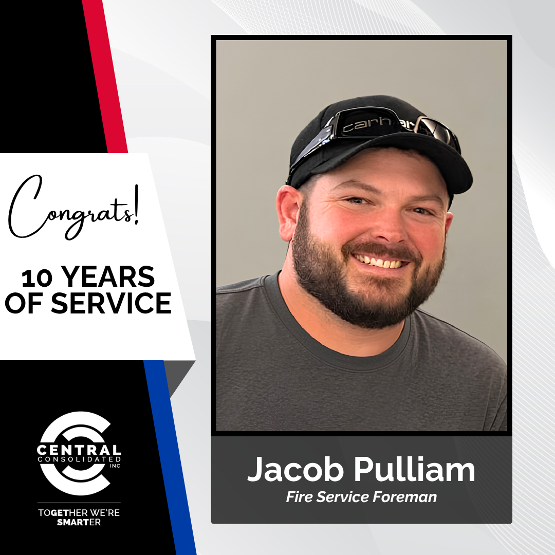 Portrait of Jacob Pulliam, Fire Service Foreman at Central Consolidated