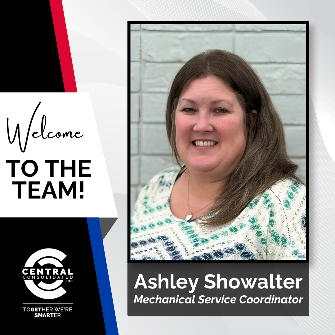 Portrait of Ashley Showalter, Mechanical Service Coordinator at Central Consolidated
