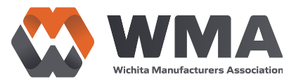 A logo for the wma Wichita manufacturers association