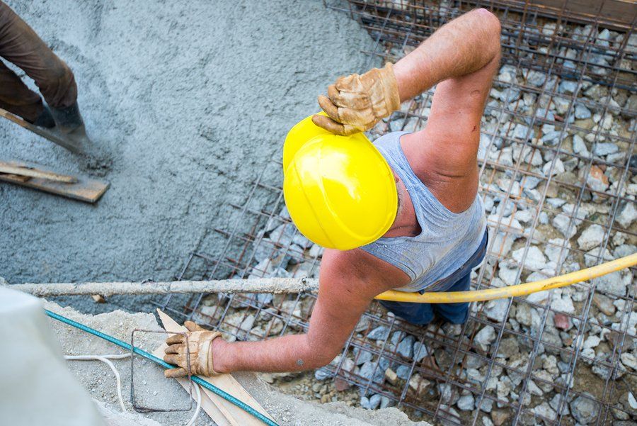concrete pour near Odessa