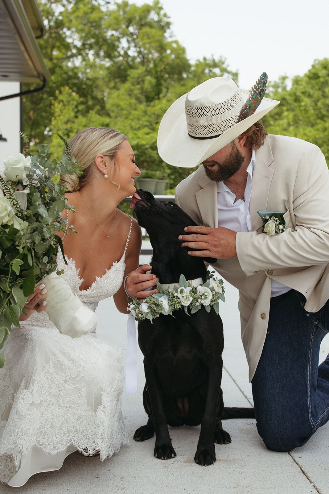 Bring Your Dog to the Champagne Barn in Harrisburg, MO to Celebrate Your Wedding With You.