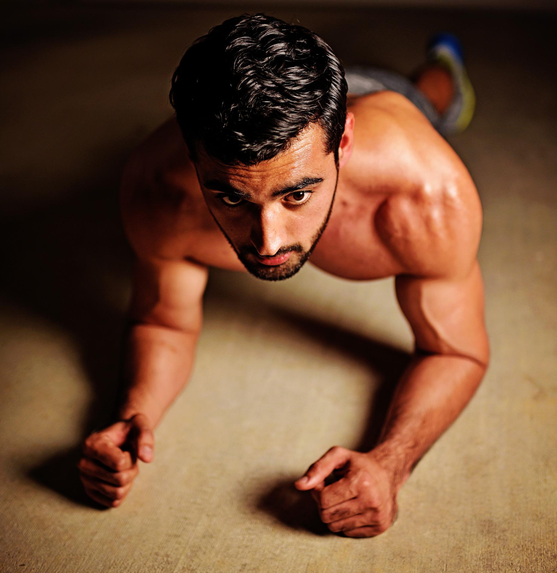 Man in plank position link says Who Can Benefit?