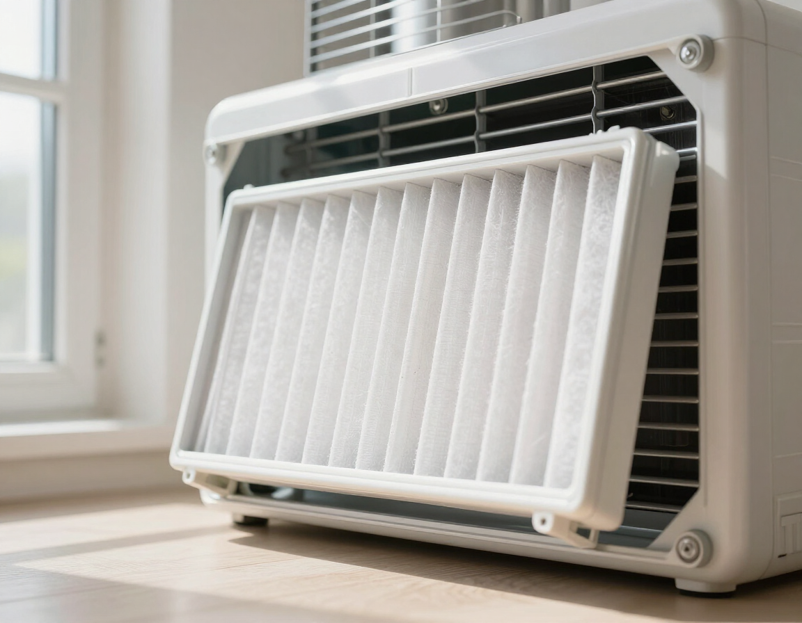 Residential HVAC system being inspected for safety compliance