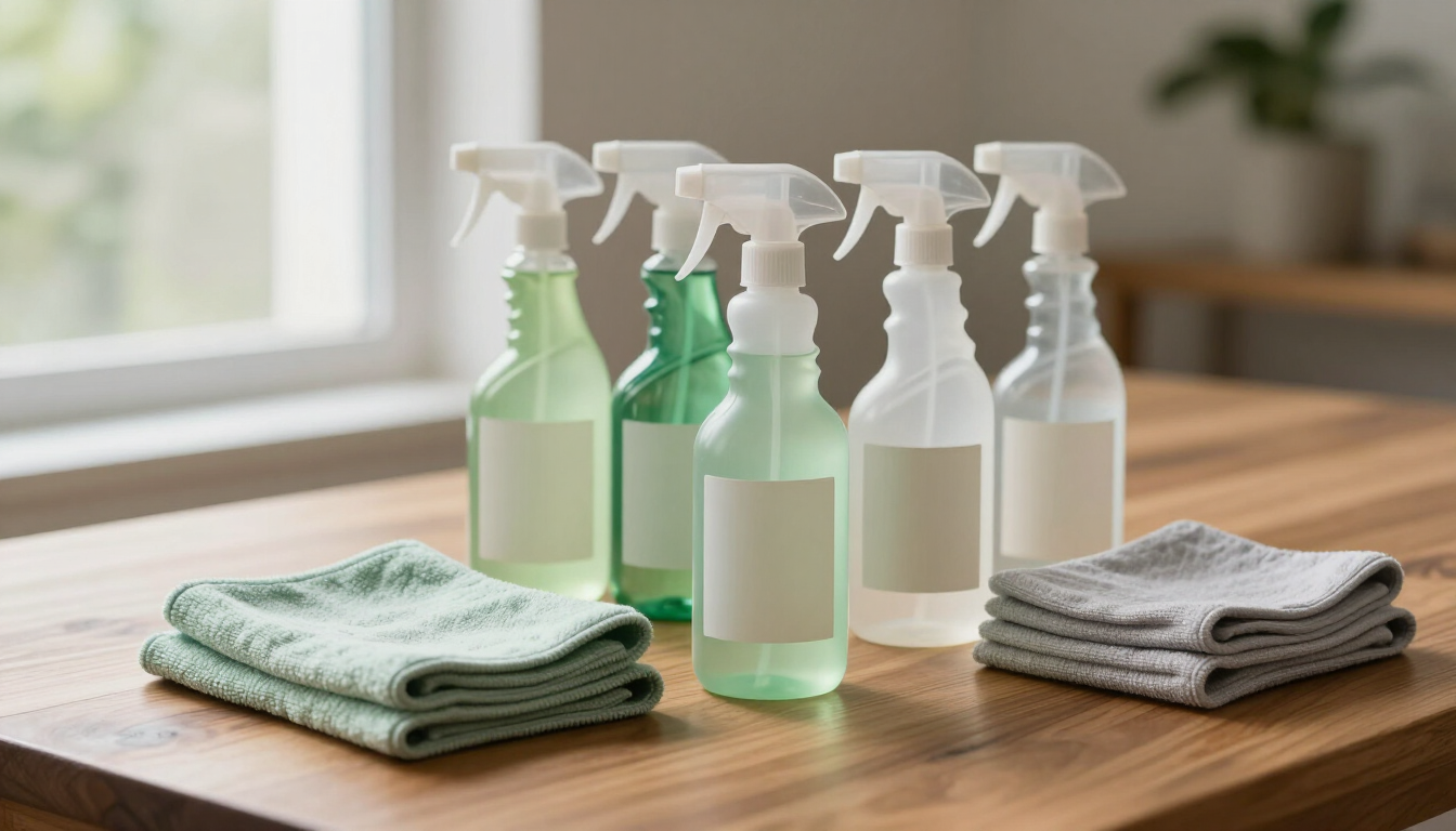 Cleaning supplies and green cleaning products