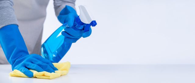 cleaning company cleaning counter top