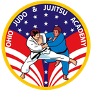 Ohio Judo & Jiu-Jitsu Academy logo in black script on a white background