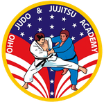 Ohio Judo & Jiu-Jitsu Academy logo in black script on a white background