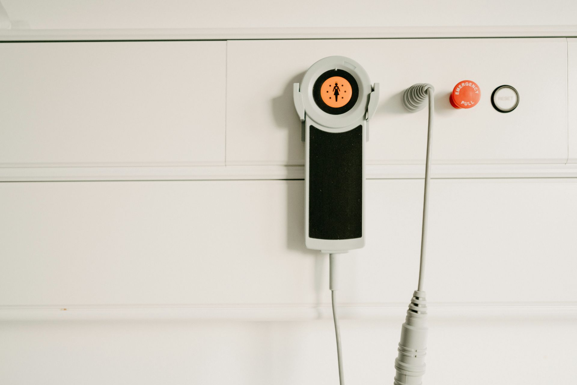 Button System on a White Wall — NQ Video Surveillance in Cape York, QLD