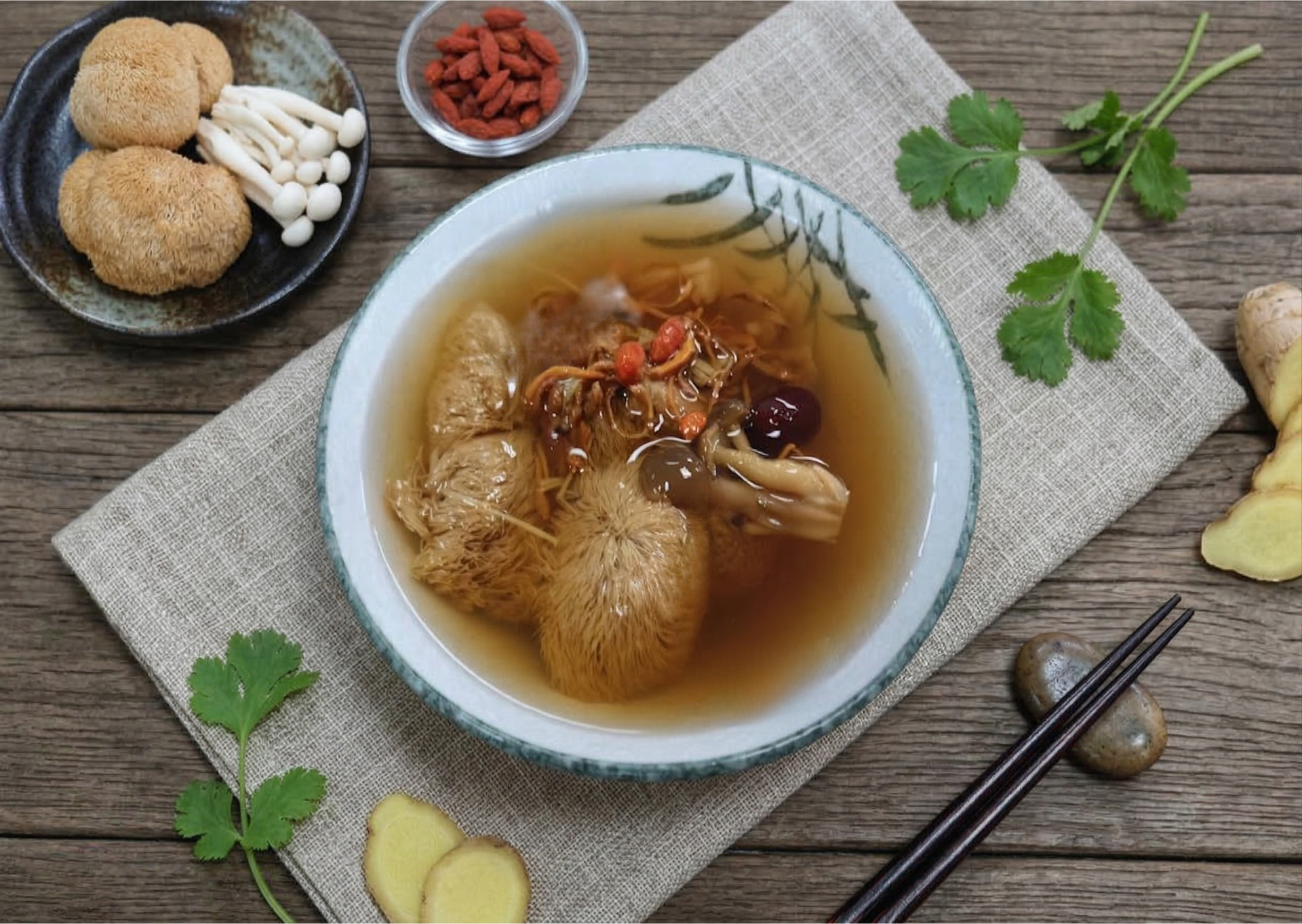 猴頭百菇湯