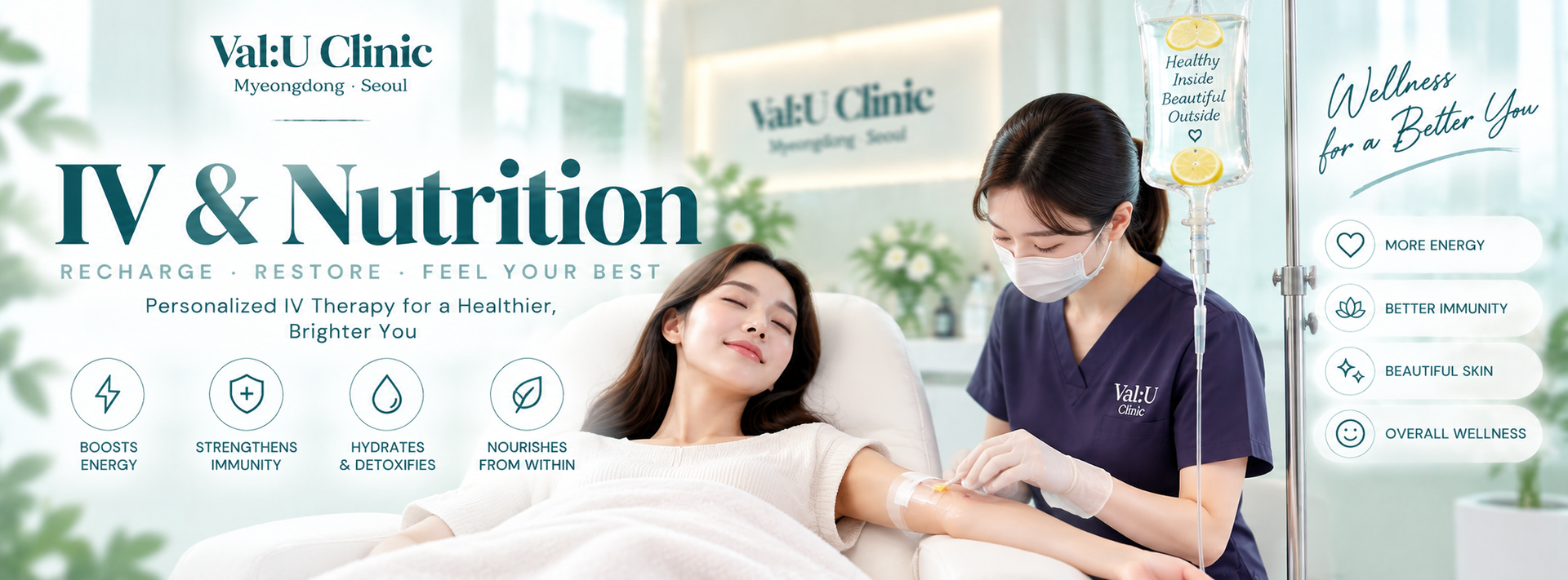 Nutritional IV Injection in Myeongdong, Seoul – Val:U Clinic Nutritional IV Injection in Myeongdong, Seoul – Val:U Clinic