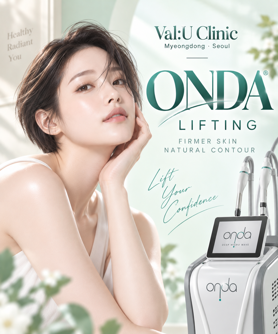 ONDA Face Lifting treatment at Val:U Clinic Myeongdong ONDA Face Lifting treatment at Val:U Clinic Myeongdong
